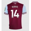 West Ham United Mohammed Kudus #14 Hjemmedrakt 2024-25 Kortermet